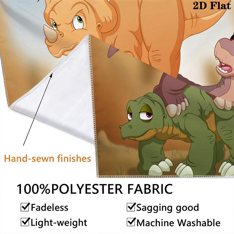 The Land Before Time Pattern Home Decor Tapestry, Wall Hanging, Decorative RV Wall Cloth.SGT0917015