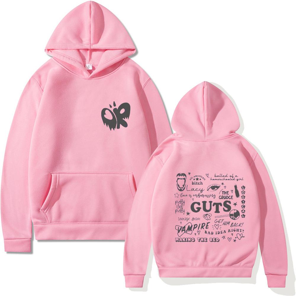 

Мужская толстовка с капюшоном Olivia Rodrigo Hoodie с принтом в мультяшном стиле в европейском и американском стиле унисекс S