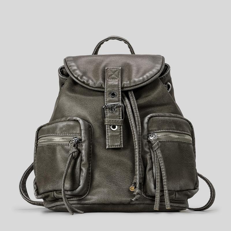 

Ретро Рюкзак Маленький Рюкзак Модная и Стильная Дорожная Сумка для Женщин Высококлассный Школьный Рюкзак для Студентов светло-серый