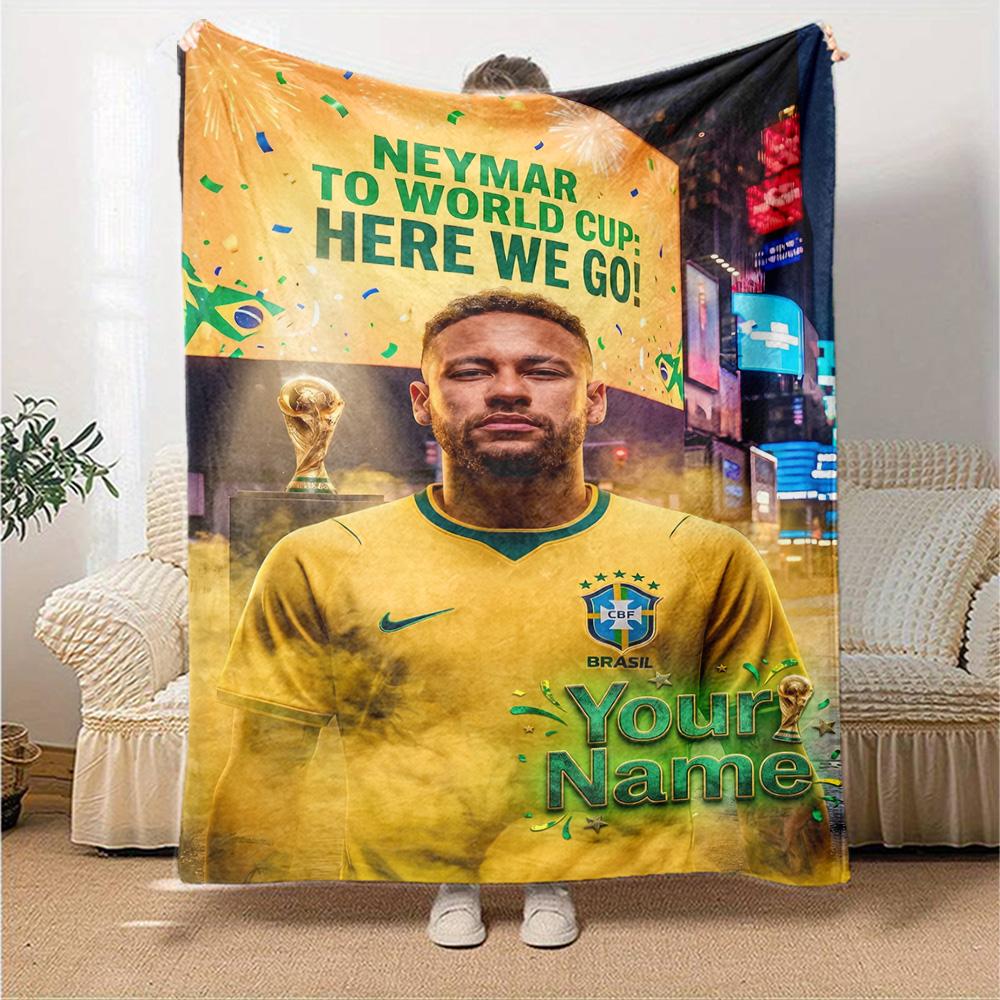 Neymar S Golden Moment Blanket Ultrasoft Suitable For Bedding Seaside Livingroom For All Occasions Modern Style Perfect Gift For Relatives And Friends
