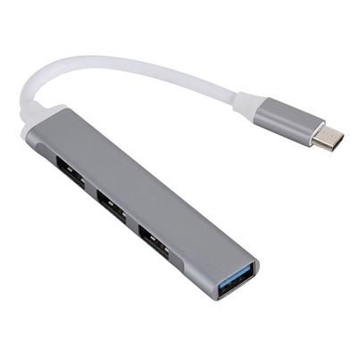 C809 Type C USB Hub 4-Port USB 3.0 Data Hub Adapter Portable USB 3.0 Hub Extension Cable Splitter 4