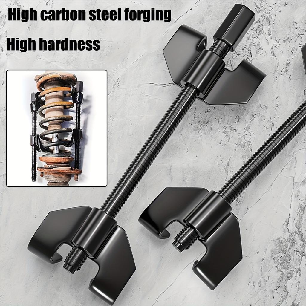 1 Pair 38CM/28CM Car Suspension Spring Compressor Heavy Duty Disassembly and Assembly Tool 1/2" Drive Compress the Coil Spring