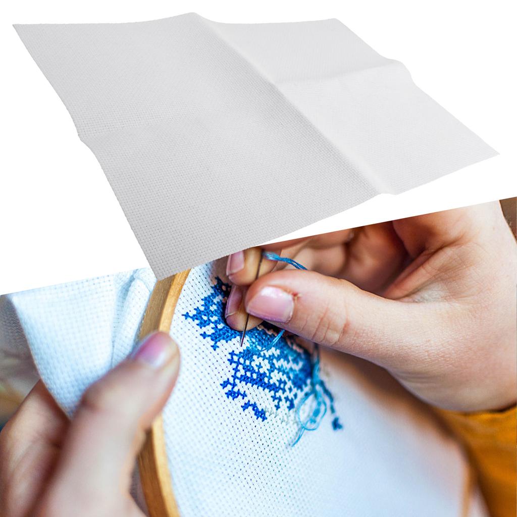 Miękka i łatwa w użyciu tkanina do haftu krzyżykowego 11CT DIY Rękodzieło