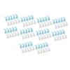 100 Pcs Clothes Hanger Connector Hooks Space Saving Closet Organizers Hanger for Clothes