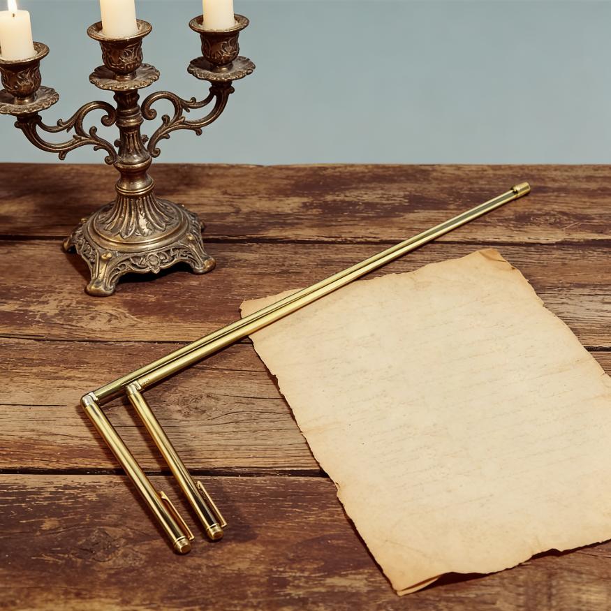 2PCS Dowsing Rods, Reusable Telescopic Divination Stick, Suitable for Water Divination, Treasure Hunting, Puzzle-solving