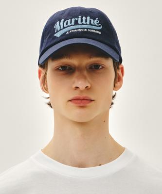 Malittepeulangsowajeobeo Vintage Baseball Graphic Cap Navy