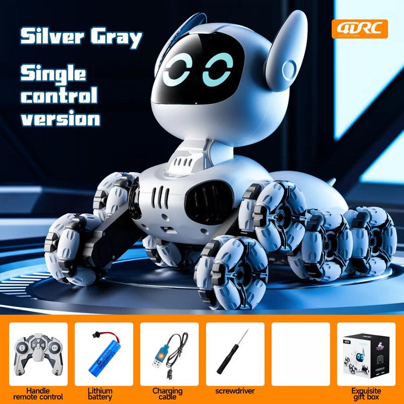 Y9 Intelligent Remote Control Robot Dog Electronic Stunt Rc Cars with Light & LED Eyes Touch-sense Electric Toys for Boys Kids