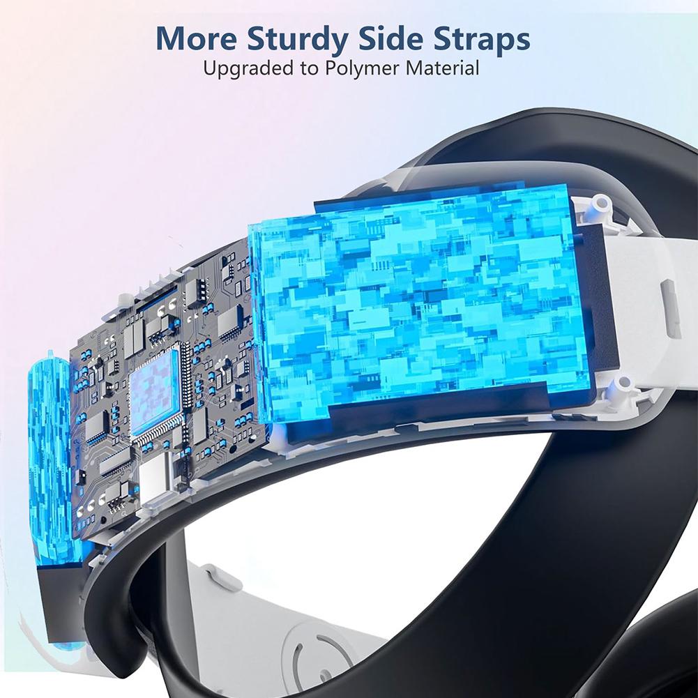 Adjustable Head Strap For Meta Quest 3S VR Head Band Replacement Enhanced Support Head Straps for Meta Quest 3S VR Accessories
