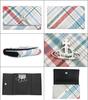 Vivienne Westwood Key Case (51020001U L0057) Madras Check Saffiano Print 4-Ring Key Case for Women [Brand Name] [Used]