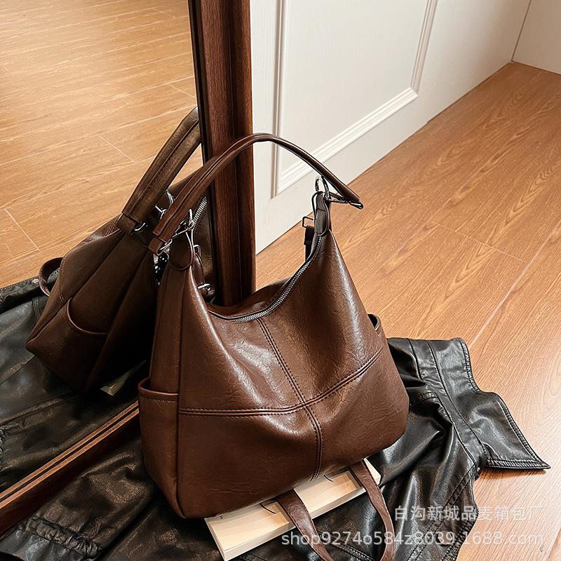 

Premium texture fashionable versatile big bag women 2025 new trendy manufacturer large capacity messenger tote big bag