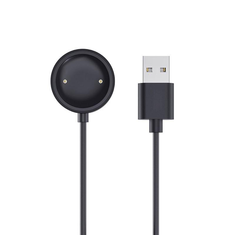 100cm Fast Charging Cord Magnetic USB Power Cable for Color/S6/X1 Smartwatch Lightweight & Portable Design Black