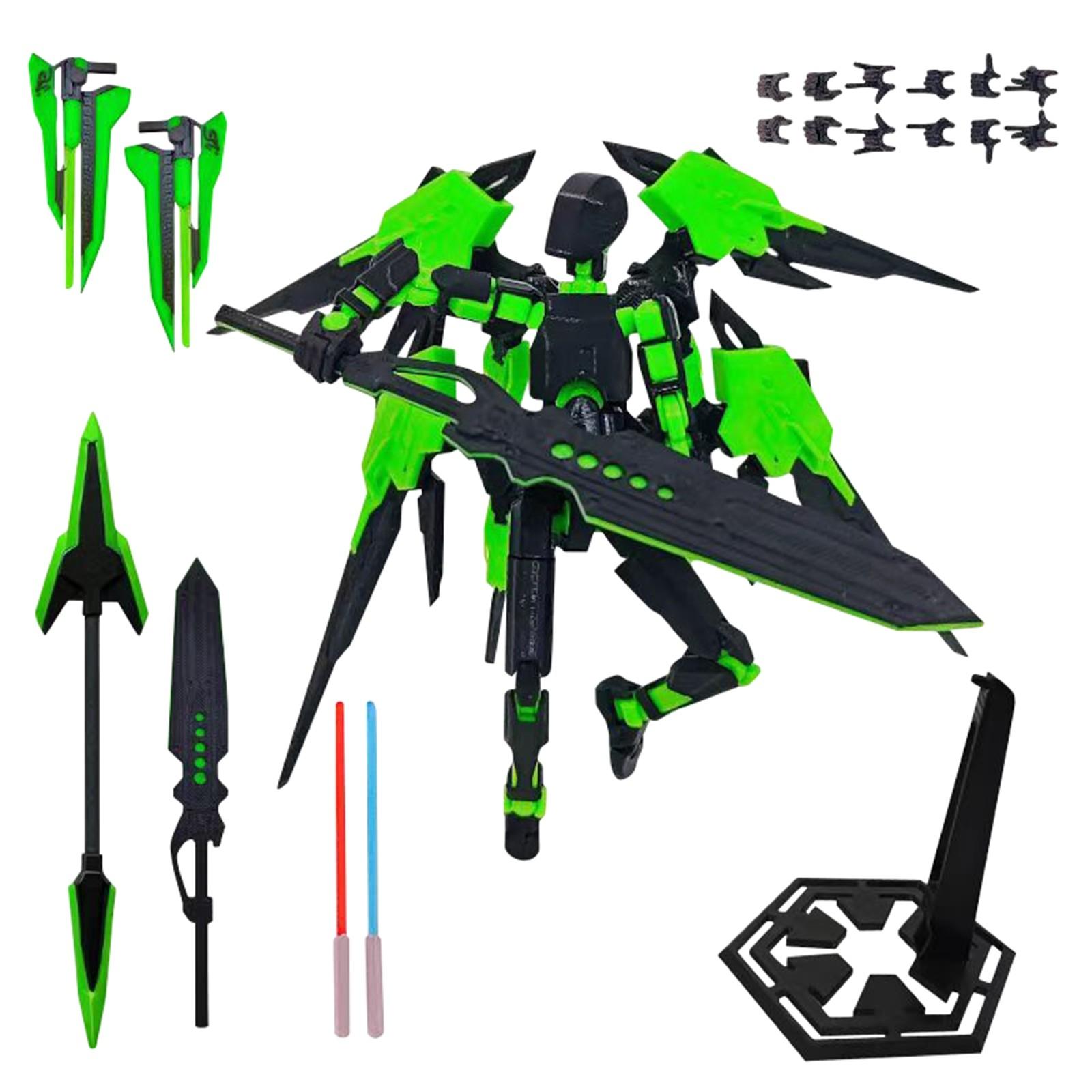 

Совместная подвижная 3D-печатная кукла-игрушка, креативное декомпрессионное настольное украшение One Size