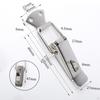 4 Pcs Spring Toggle Latch Installation Mini Stainless Steel Household Case Box Wooden