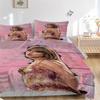 3Pcs Taylor Swift'S Dress Bedding Sets For All Sizes New 3D Printed Bed Cover Comforter Duvet Cover Pillowcase Bedroom Decoration
