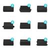1/2pcs Electronic Project Box Waterproof Cover Project DIY Black Instrument Case Enclosure Boxes ABS Plastic 9 sizes Supplies