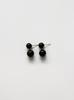 Sosoo Double Round Onyx Drop Earrings