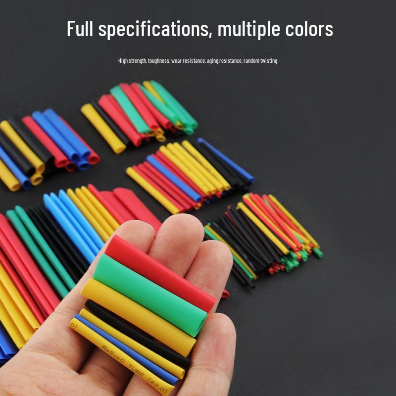 Color Heat Shrink Tubing Set - 164/560 Pcs for Household Wire Insulation