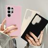 Matte Leather Texture TPU Phone Case For Samsung S25 Ultra A56 5G A16 A17 A55 A36 A53 A35 A34 A06 A07 A26 A05S S24 FE S23 Cover