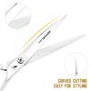 High-End Double-Tailed Curved 7.0-Inch Curved Scissors Pet Scissors, Professional Grade, Up And Down Curved, For Pet Masters