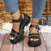 Fashion Women's New Fashion Buckle Designer Sandals for Women 2024 Summer in Store Solid Color Outdoor Dress Party Ladies Flip Flops