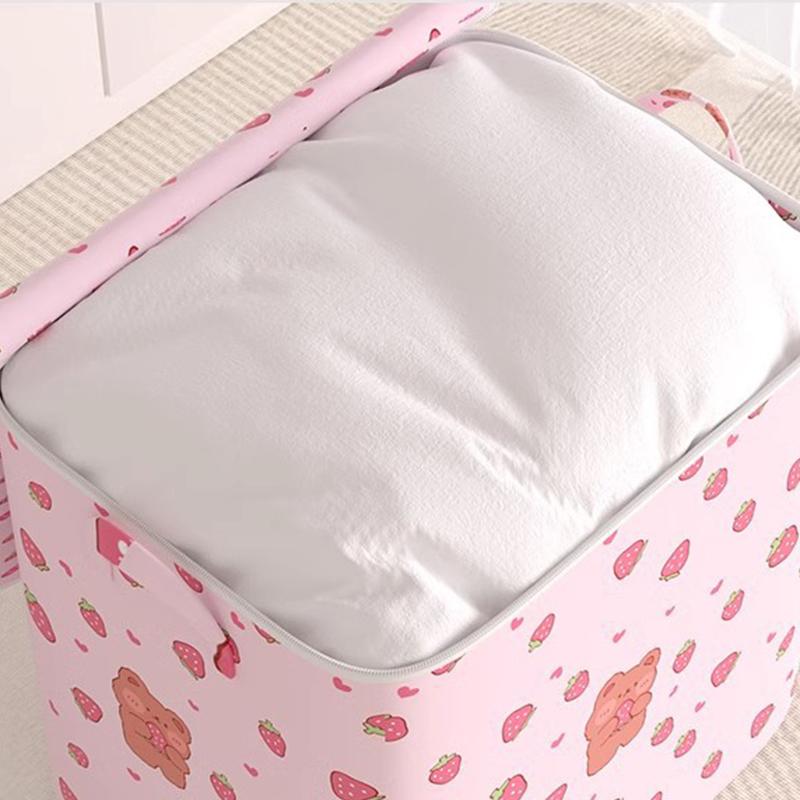 Clothing Storage Bag Large Capacity Portable Clothings Sheet Storages Bags Bedroom Foldable Dust-proof Sheet Zipper Bags