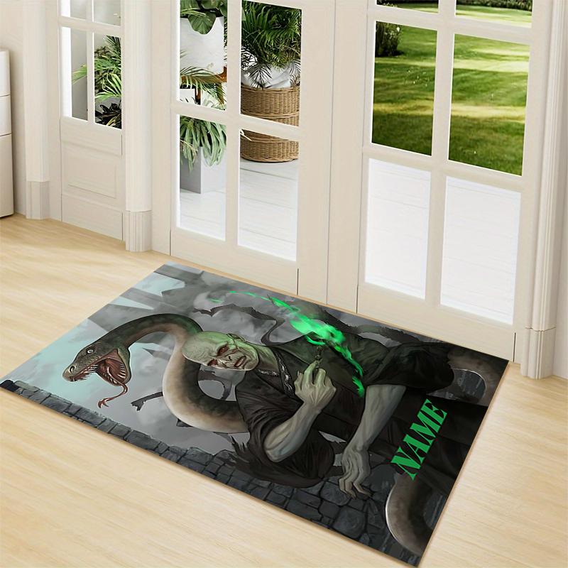 Custom Name Hairy Pawter Magic Night Carpet Rug Customizable Soft Washable Anti-Slip Home Living Room Sofa Mats Personalized Rug. 090958