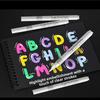 1/10Pcs Acrylic Ink Marker Pens Hard Soft Nibs Handbook Card Pen  Student Stationery