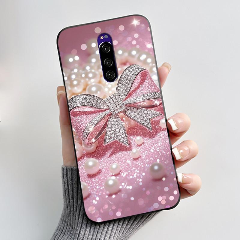 Case For Sony Xperia 1 XZ4 Casing Aesthetic Fashion Cute Cat Black Silicone Soft Shockproof Phone Cover For Sony Xperia 1 Case