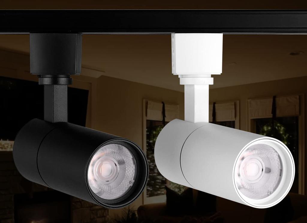 Lighting Rail Spotlight, Daylight White (100W Equivalent), 10W Power Consumption, 1000LM Output, Adjustable Beam Angle, for Home Lighting, Stage