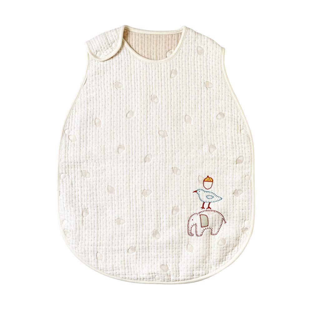10mois Hoppetta Fluffy Gauze Kids for Ages Product 20211005 - (6-Layer Gauze) Sleeper, 100% Cotton, 2-7, Length 64cm, Code