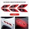 6pcs Car Door Decor Strip Anti-collision Reflective Stickers For Volvo V50 S60 XC60 S40 XC40 XC90 V70 XC70 C30 V40 V60 ari963