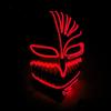 Halloween Grim Reaper Mask Multicolor LED Light Up Scary Ghost Face Adult Party Cosplay
