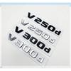 3D Letters V250d V300d NIGHT EDITION ABS 4MATIC Emblem for V Class W447 Car Fender Badge Trunk Nameplate Logo Sticker