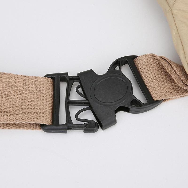 Women's Large nylon Waist Bag Casual Travel Phone Belt Pouch Fanny Pack Banana Bag - Fashionable Belt Bag for Women