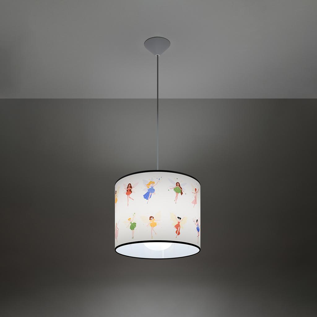 Lampa Wisząca Wróżki 1 E27 Wielokolorowy Sollux Sl.1416