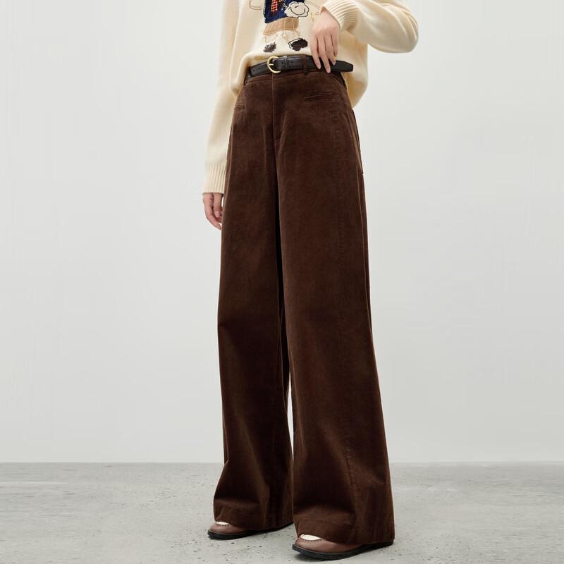 Women's Retro Corduroy Wide-Leg Pants