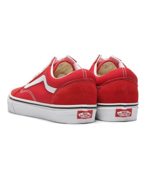 [Vans] Old Skool - Racing Red:White VN0A4BV5JV61