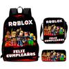 Roblox Printed Backpack, Children'S And Elementary School Bags