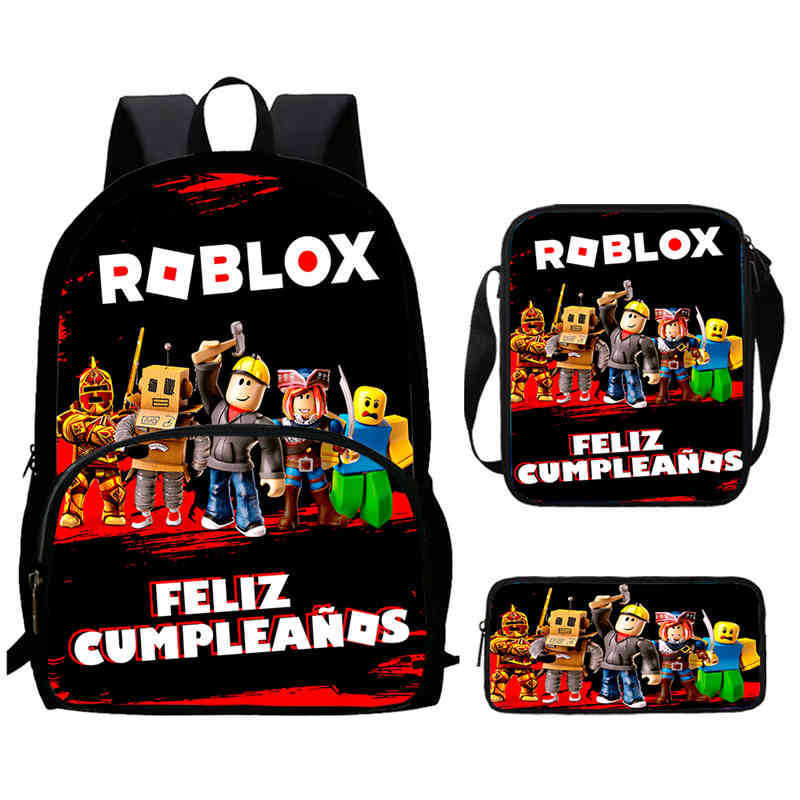 Roblox Printed Backpack, Children'S And Elementary School Bags