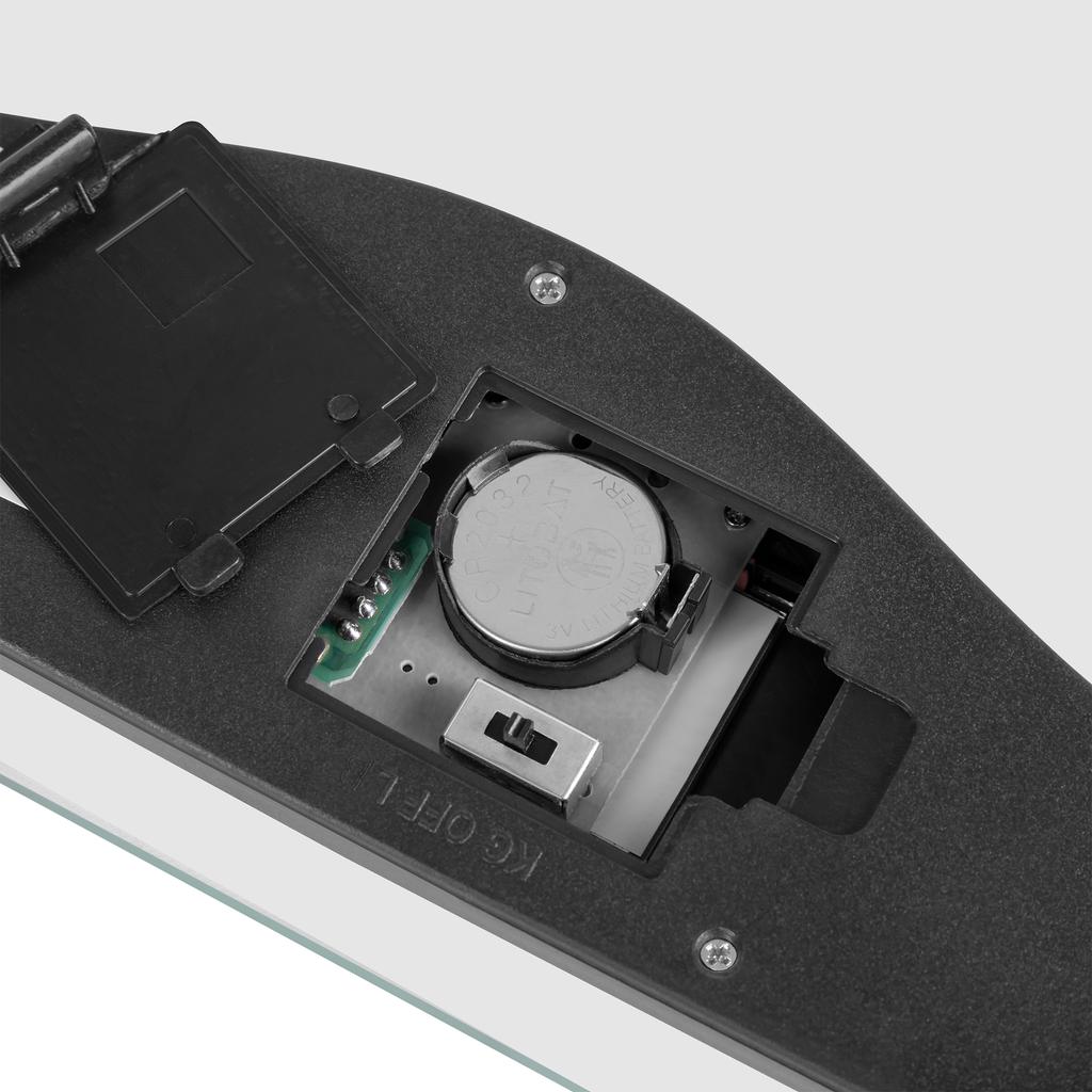 Teesa LCD glass bathroom scale, accuracy up to 0.1 kg, max 180 kg