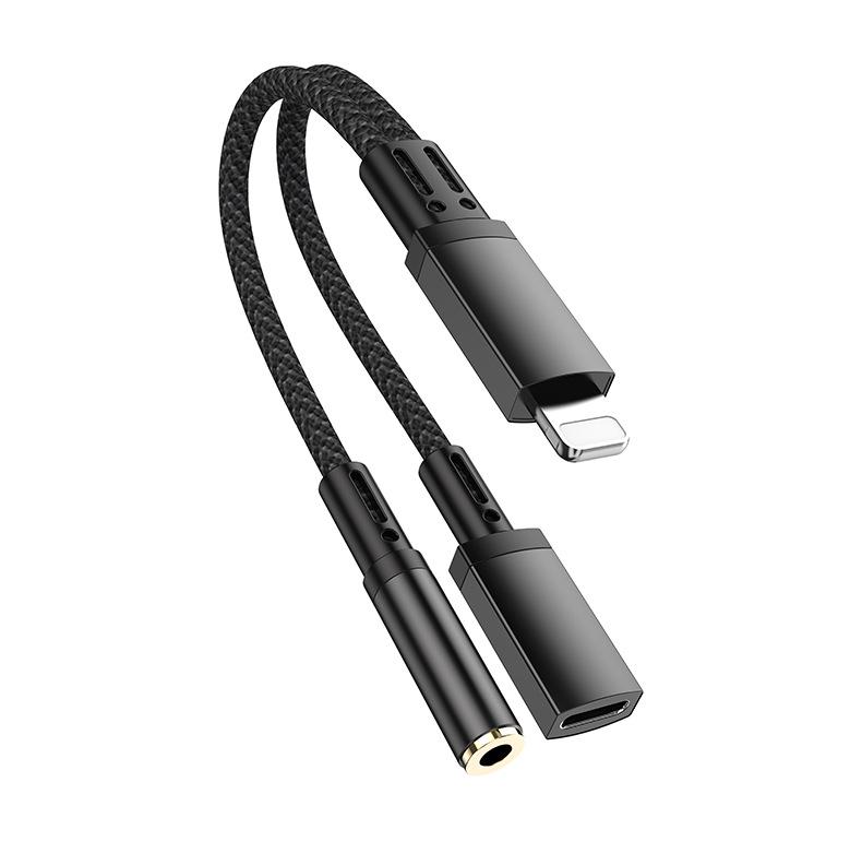 

Адаптер Apple iPhone: Конвертер Lightning на 3,5 мм аудио и быструю зарядку