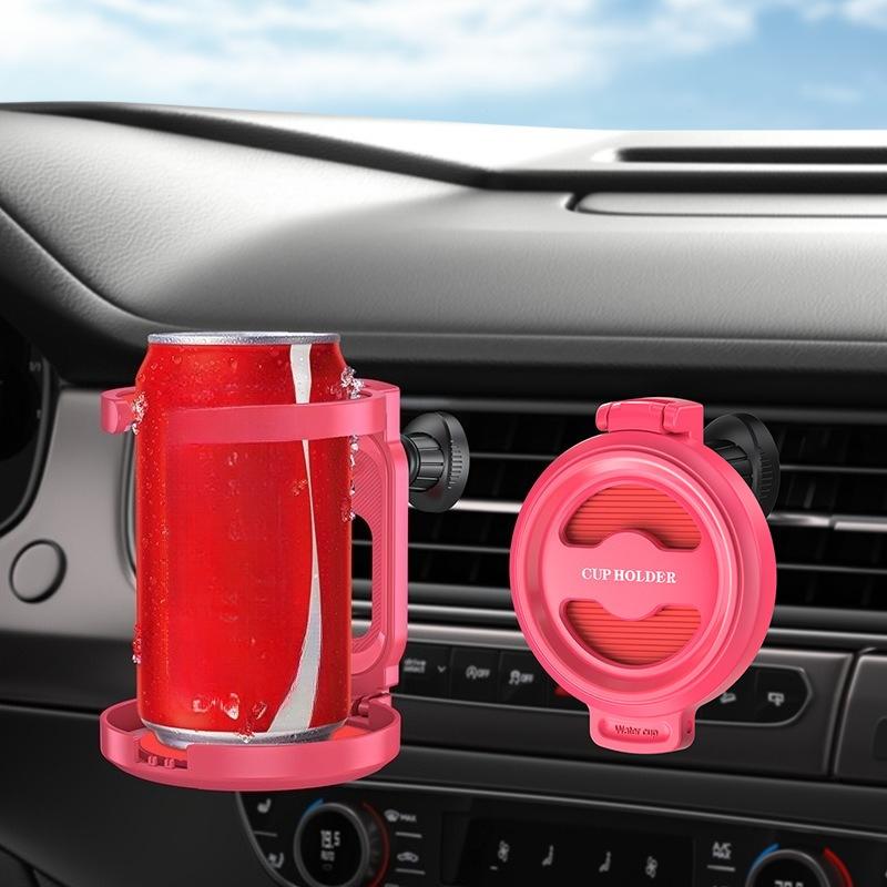 

YIJU Car Cup Holder Air Outlet Vent Drink Bracket Foldable Auto Drink Rack Stand For Water Bottles Stable Auto Organizer