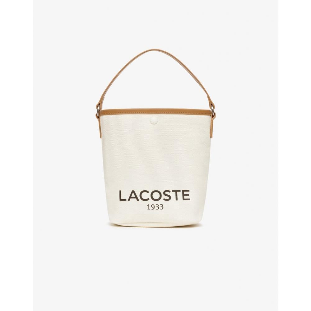 LacoSte Women S Heritage canvaS Bucket Bag Nf4810t54n K02