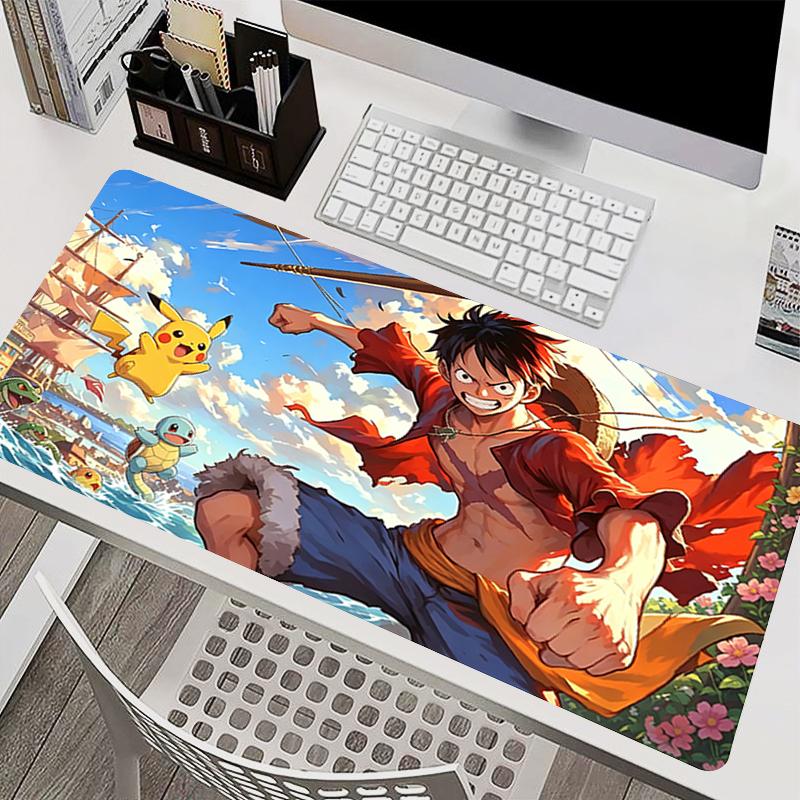 Mouse Pad Gaming Desk Mat Laptop Hd Print One Piece Mouse Mat Anime Keyboard Pad Gamer Rug Office Carpet Mousepad Home Table Pad