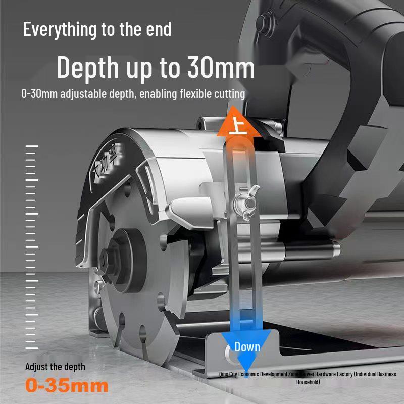 Multifunctional Handheld Electric Cutting Saw for Marble, Stone, Tile, and Wood