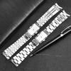 Stalowa Bransoleta do Zegarka Seiko Zakrzywiona Prosta Końcówka Bransoleta do Jubilee 18mm 20mm 22mm Pasek do Wymiany z Szybkim Mocowaniem