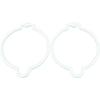 TRUSCO Corn TCRW X 25 Bags Rings, White, 2-Pack, (Case Sold)