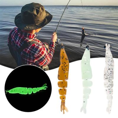20Pcs Fishing Baits Soft Lures Realistic Looking Bright Color Natural Swimming Posture