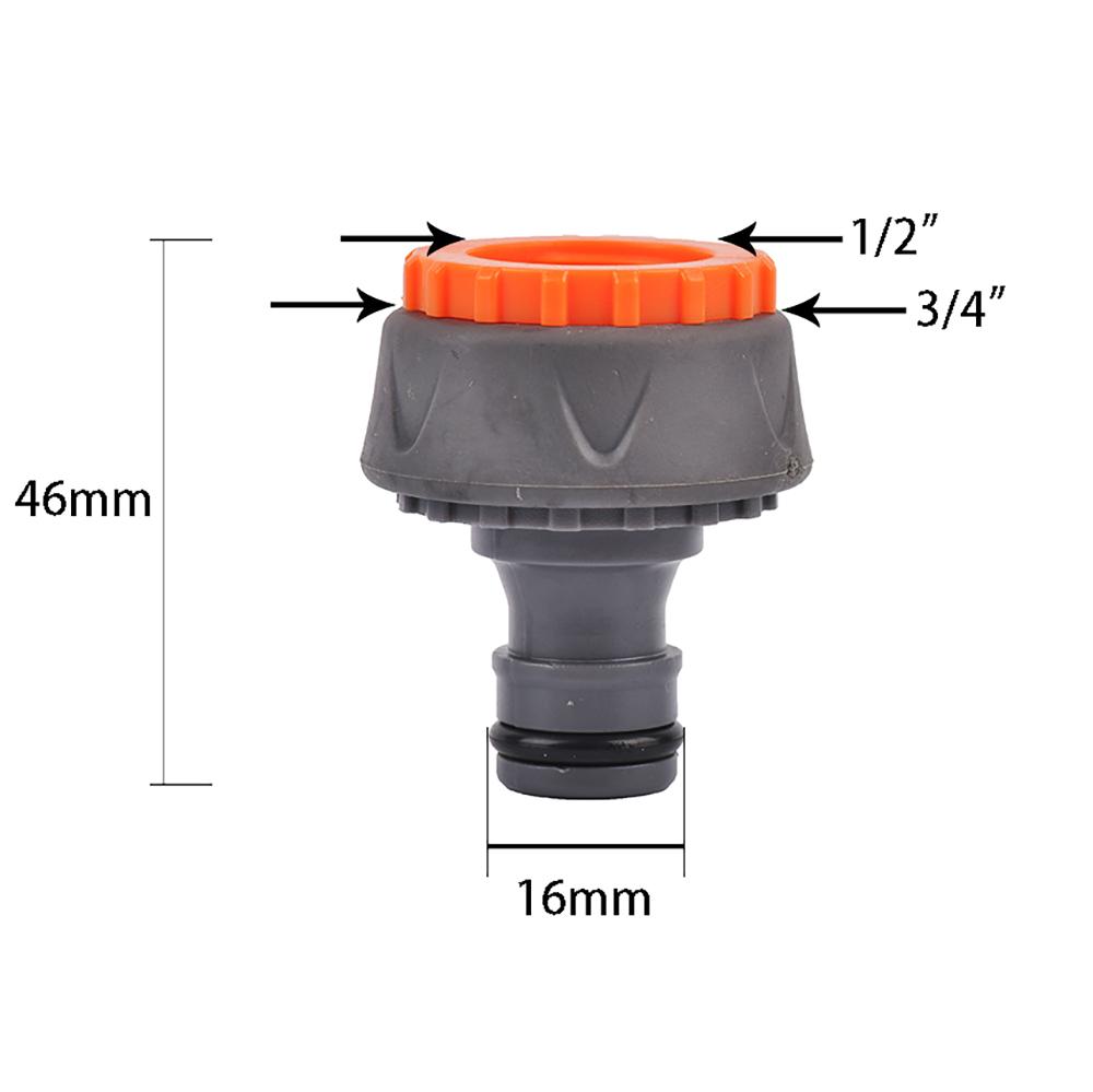 Garden Hose Quick Connector 1/2 3/4 1 Inch Pipe Coupler Stop Water Connector 16/20/32mm Repair Joint Irrigation System Fitting