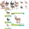 Amazing Static Animal Figurines Including Antelope Goat And Deer For Decoration